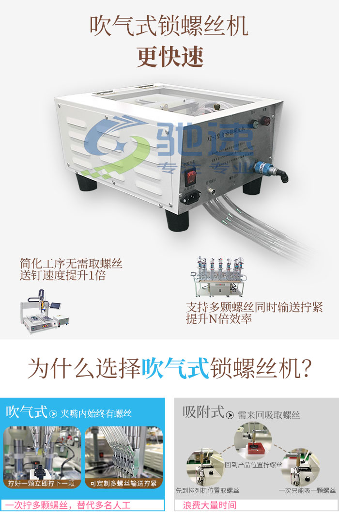 吹气式锁螺丝机